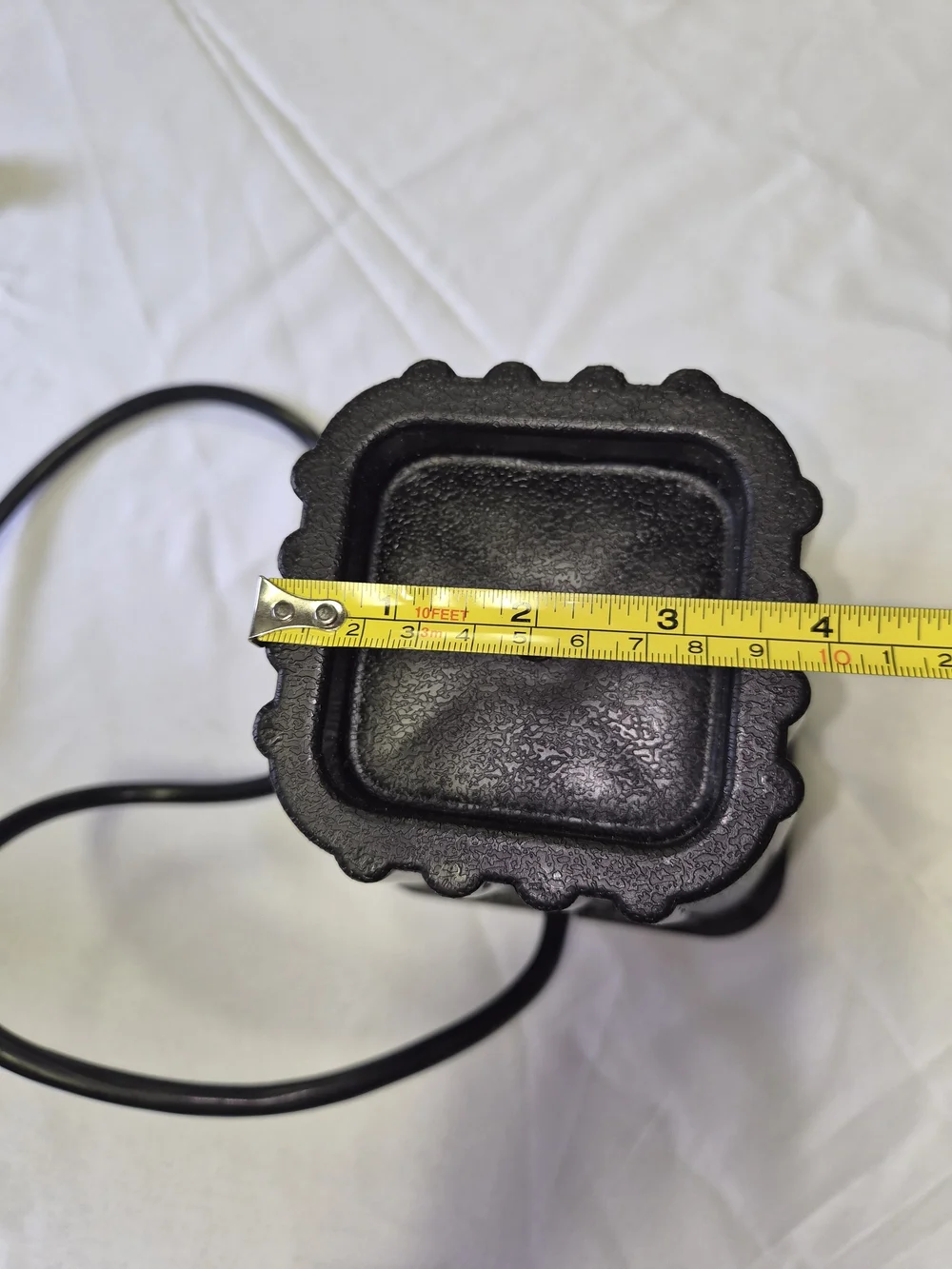 4-piece 8-in Intertek Bed Risers Electrical Outlets/USB Ports Used